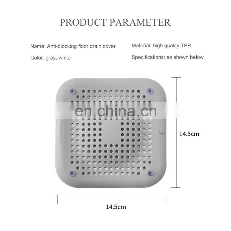 Hair Filter Sink Anti-blocking Strainer Bathtub Shower Floor Drain Stopper Silicone Kitchen Deodorant Plug Bathroom Accessories