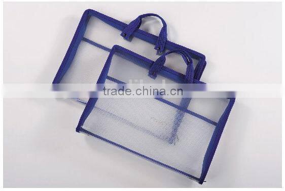 best quality plastic a4 size file bag with ziplock for office stationery RYX-ZB774