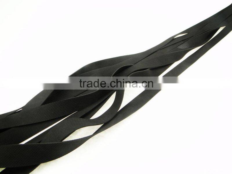 Black Microgroove Non-slip Elastic Rubber Band