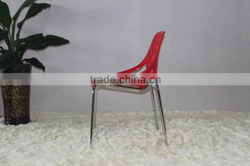 Modern style Japanese restaurant furniture tree design plastic chair