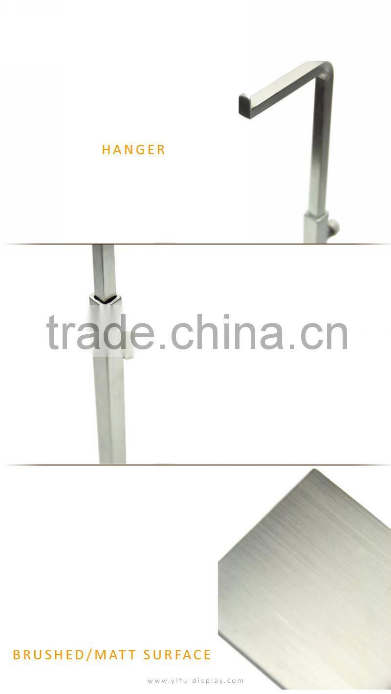 wholesale stainless steel bag display, metal bag rack holder