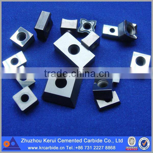 Center hole Tungsten Carbide Inserts for metal working
