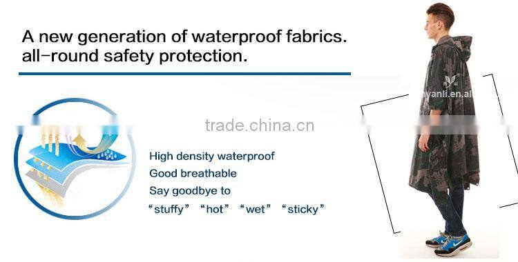 YANLI military poncho raincoat for army or tactical use