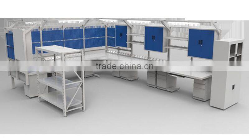 (DETALL) Multifunctional height adjustable workbench DIY