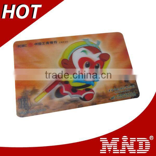 plain white pvc id card round corner