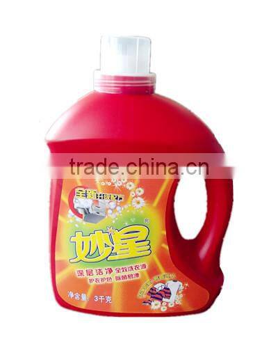 MG 2014 New Laundry Detergent Liquid 3kg, Color Safe Bleach Washing Liquid