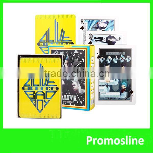 Hot Sell custom promotion play card print playing cards on a printer