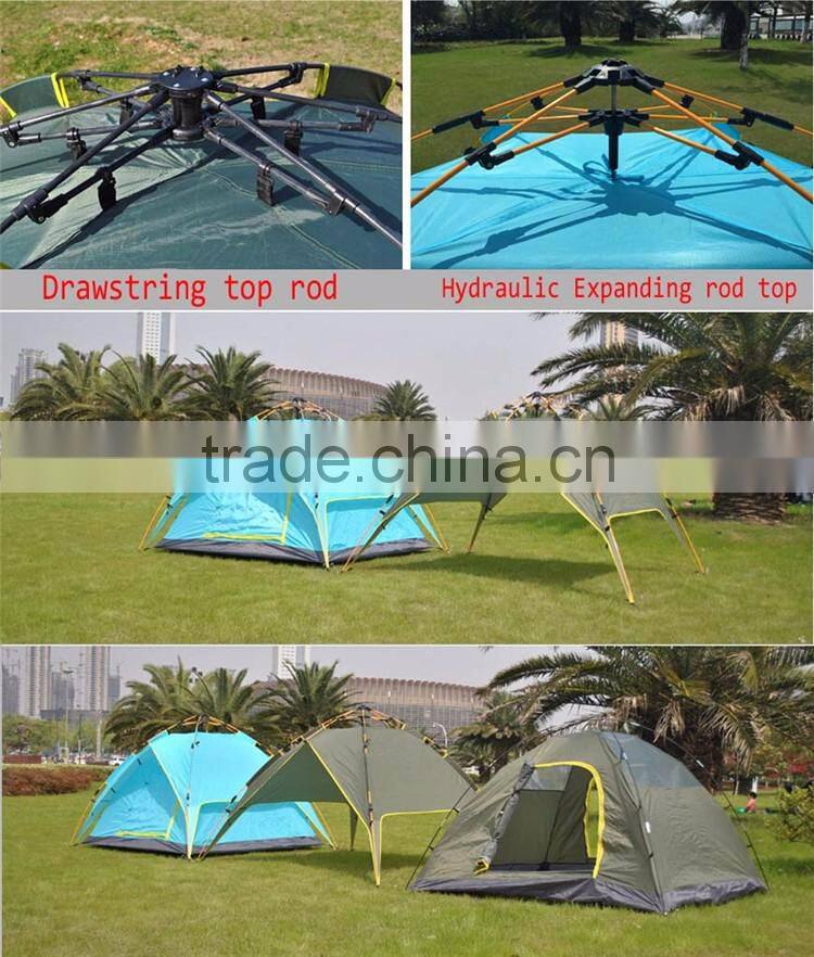 Outdoor 3-4 Person Automatic Sun Shelter Tent Camping Folding Backpacking Automatic Pop Up Tent