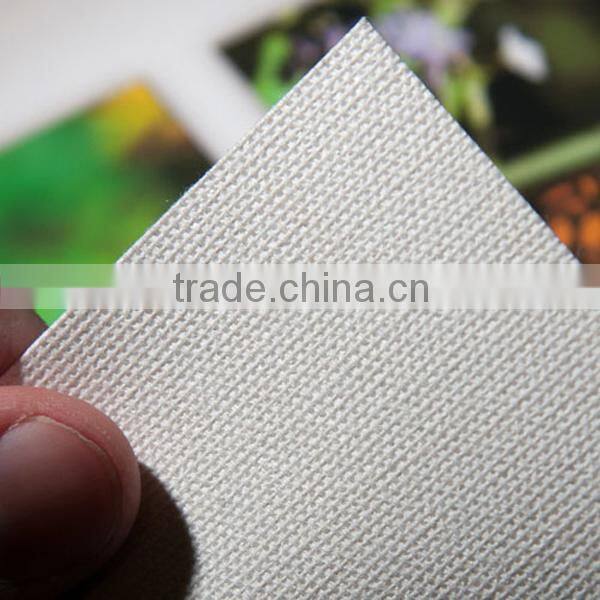 Inkjet fine art graphic pre printed canvas 380gsm solvent printing polyester cotton canvas roll wholesale price
