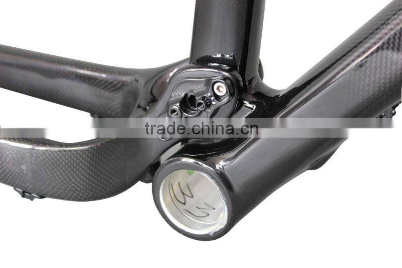 26er carbon mountain bike frame AC076 ,carbon suspension mtb frame BSA/BB30 available