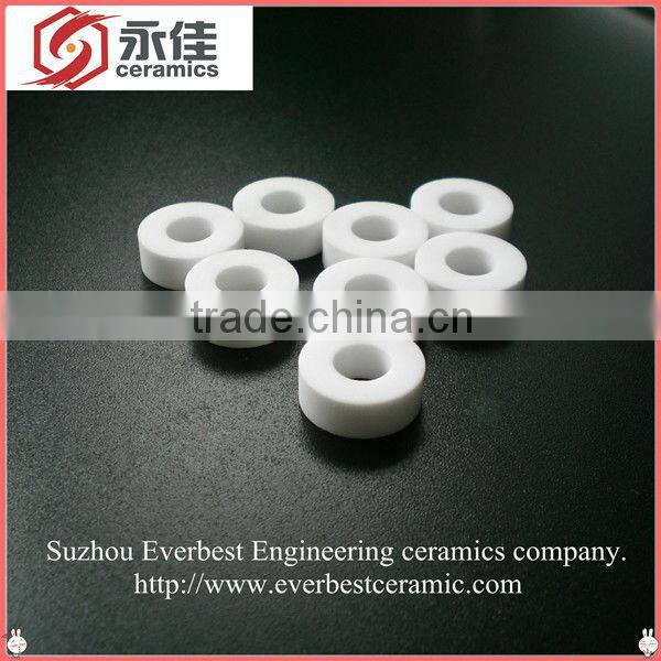 White Precision Alumina ceramic small bushing