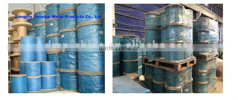 6x19+IWS 4.0mm galvanized steel cable