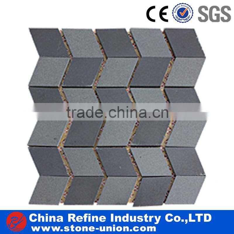 Natural flamed basalt stone