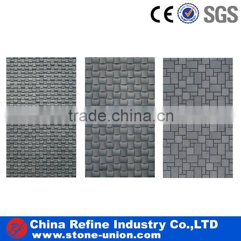 Natural flamed basalt stone