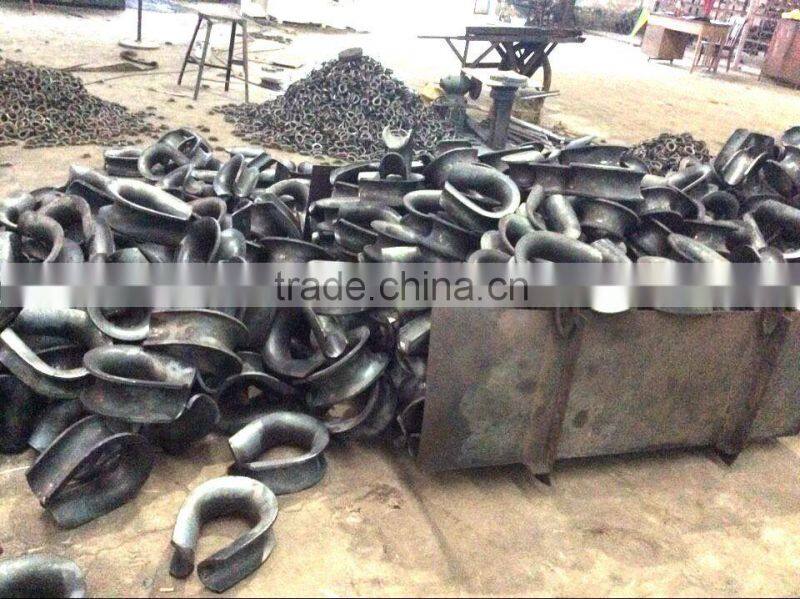 US standard zinc plated heavy duty wire rope thimbles G414