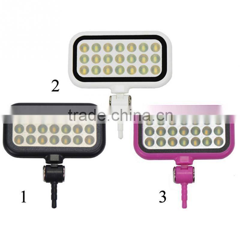 Video Light Ultra-thin Mini LED Flash Light with 21 LED LEDs Lamp Beads Integrated Fill Lights for Selfie Mobile Phone