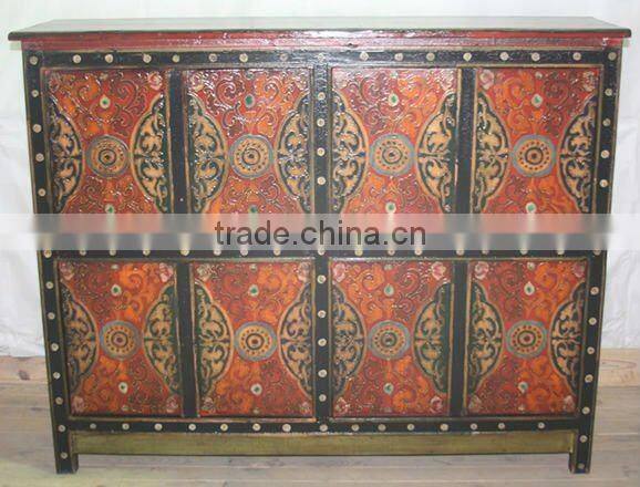 chinese antique Tibetan cabinet