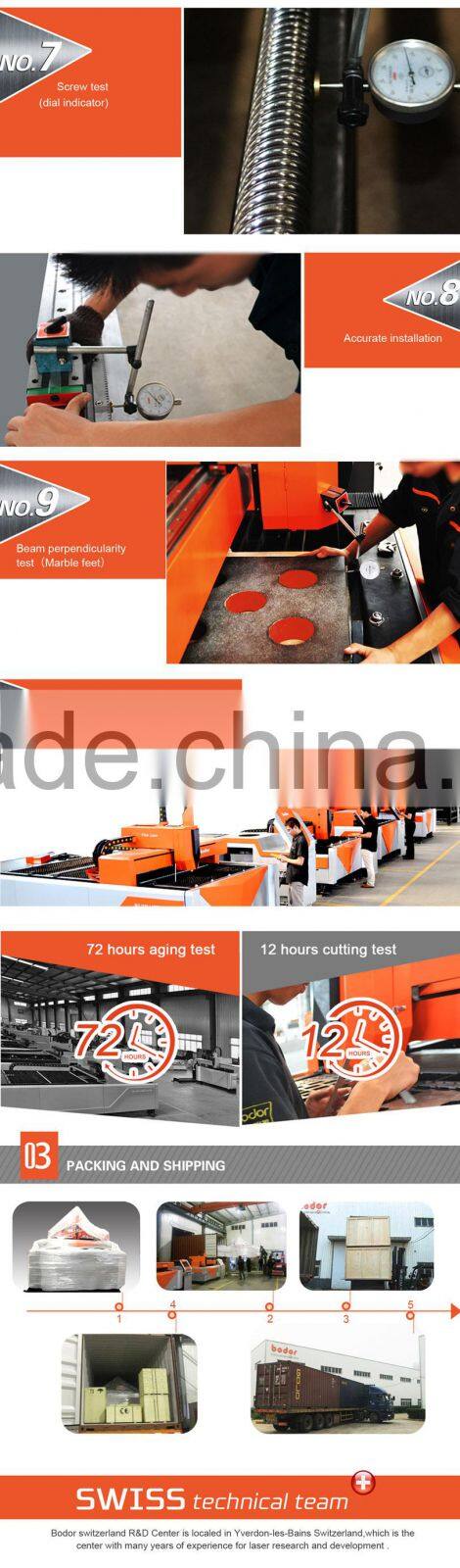 Bodor 2 years warranty Metal Sheet and Tube Laser Cutting Machine dual-use