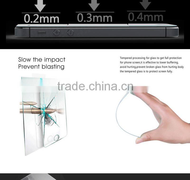 Manufacturer China Wholesale 2015 Products 0.33mm 9H Scratchproof 2.5D Tempered Glass Screen Protector For xiaomi Redmi Note2