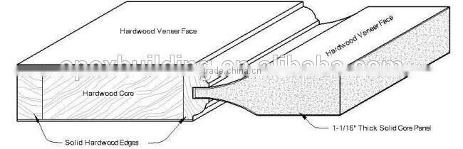 Modern interior black paint wood doors with frosted glass