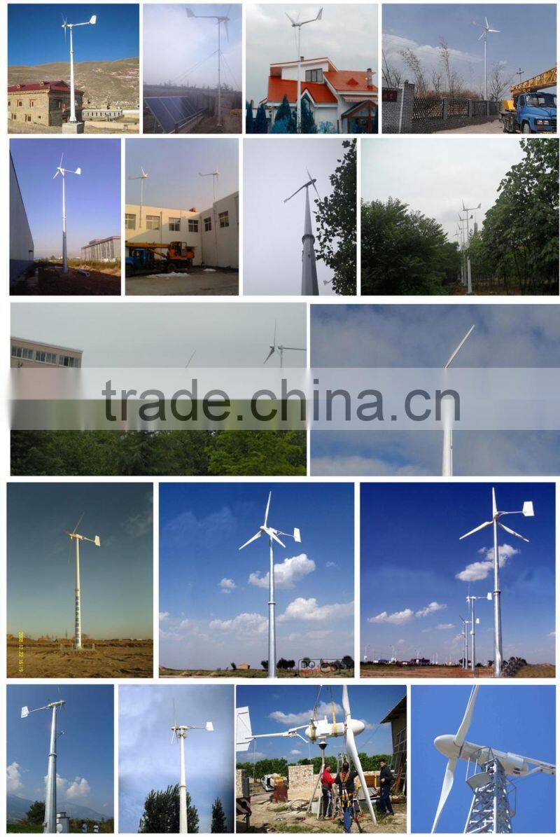 HORIZONTAL AXIS SERIES! 5kw wind generator price 360V grid connection system, commercial wind generator 5kw windmill HAWT