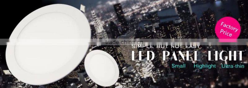 Round light led panel light factory with CE RoHS approved