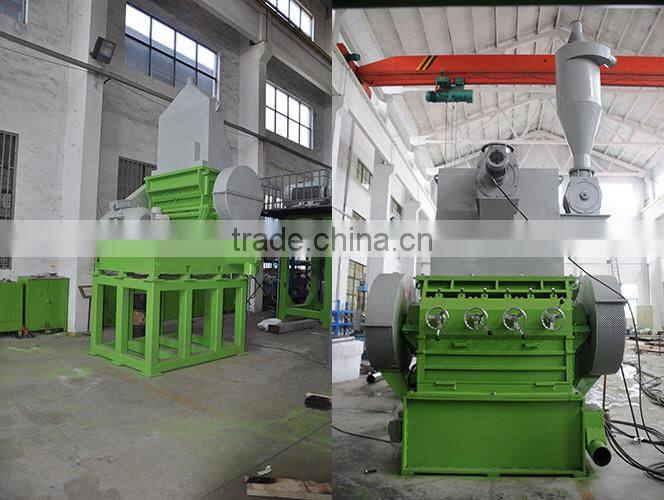 Waste Crusher Rrecycled tire rubber buckets Granules
