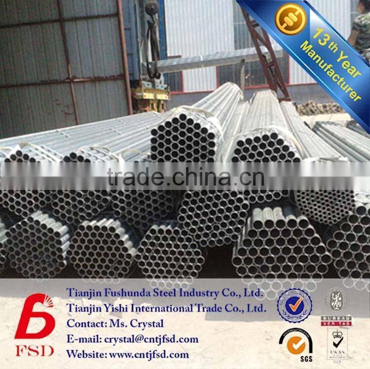 prices hot dipped gi galvanized scaffolding tube