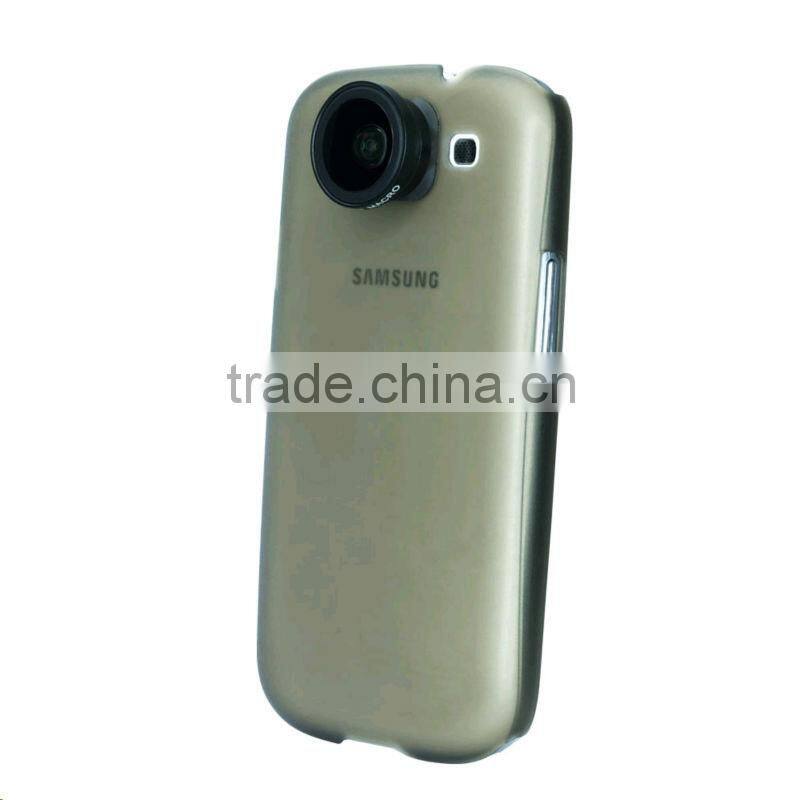 detachable mobile fisheye lens for Samsung galaxy s3 lens with case
