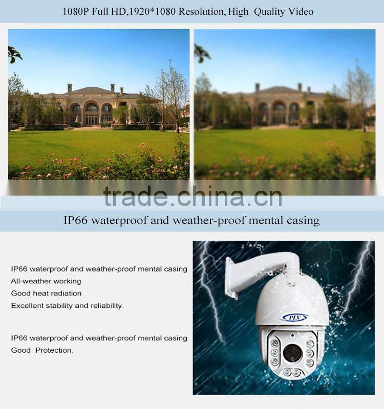 High speed dome outdoor 1080P onvif full hd optical zoom p2p ptz cameracamera