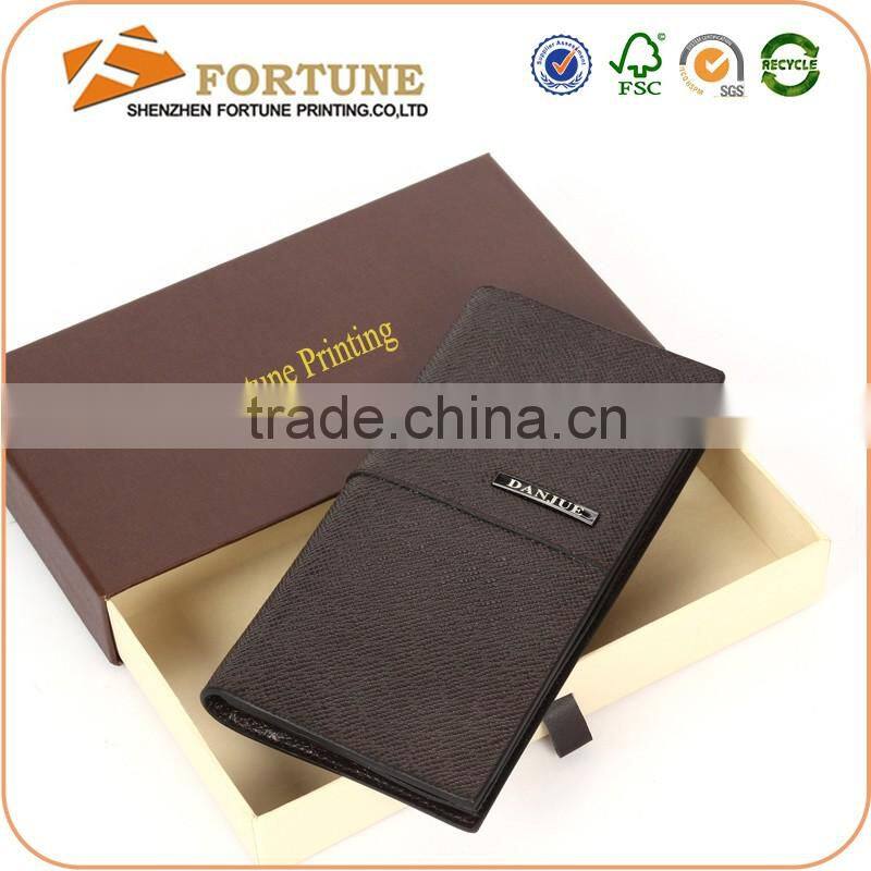 Fashional Design Luxury Custom Cardboard Gift Box For Wallet Wholesale