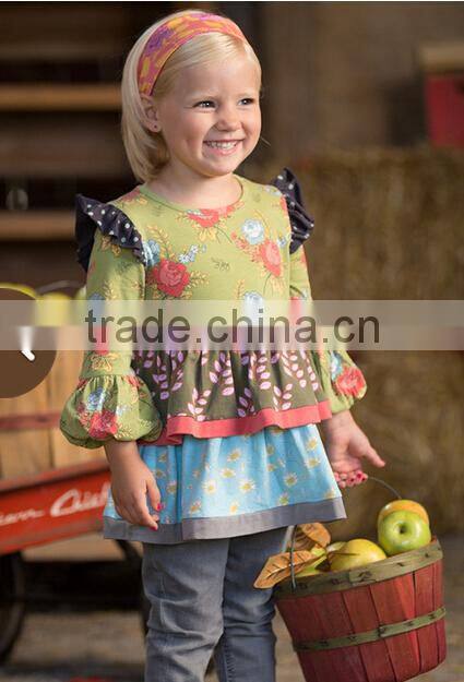 2015 newest fashion style100% cotton fancy kids t shirt printed