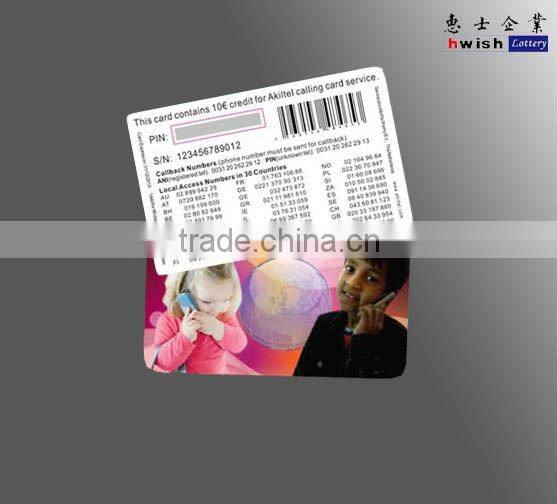 prepaid scratch off card