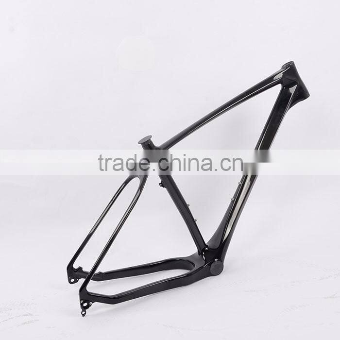 100% full real carbon snow bike frame 3K/UD , fat tyre 26er carbon fiber snow bike frame with fork