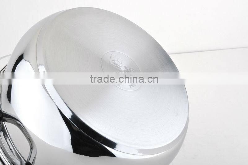 Chuangdong satin polish 12pcs cookware set