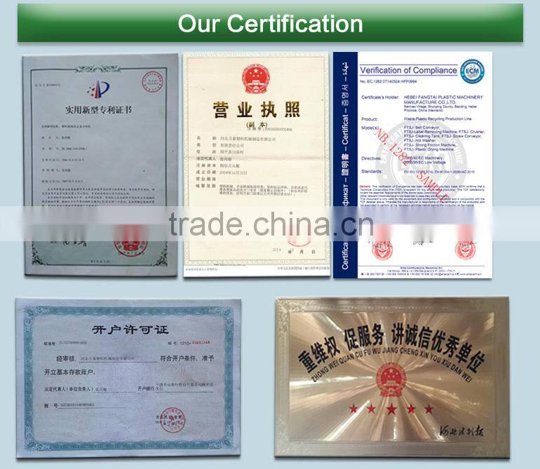 factory directly selling plastic bucket recycling crusher
