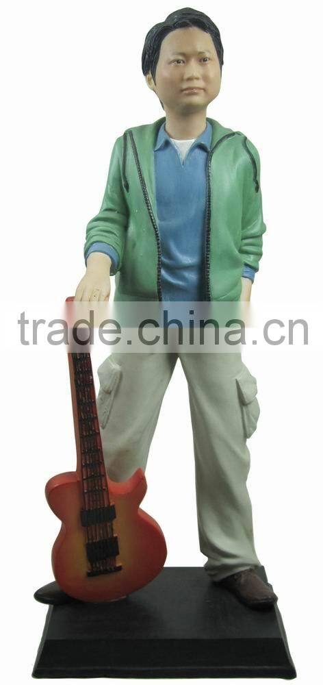 12 inches personal polyresin doll
