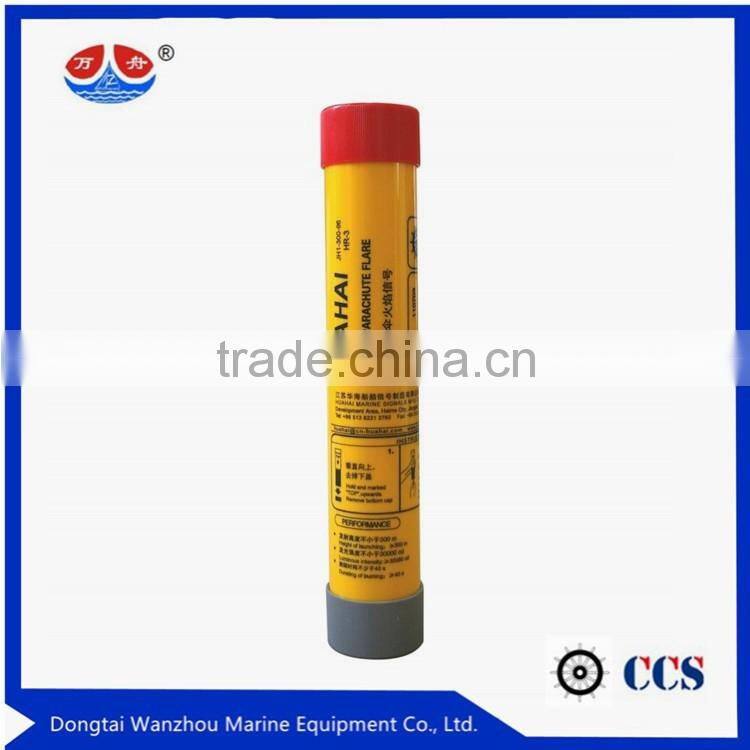 Red Hand flares signal