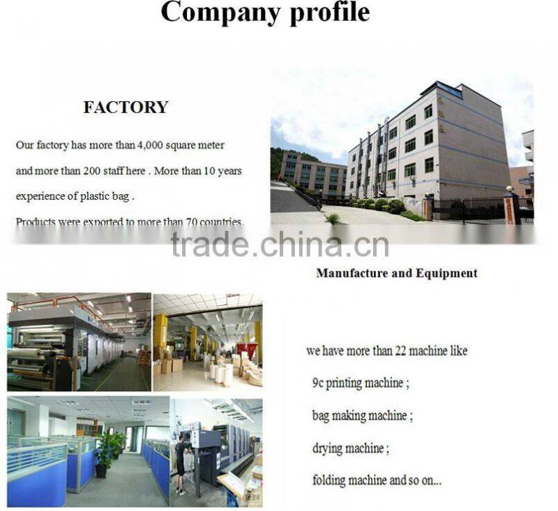 Heat Seal and Handle and Plastic Material bag roll