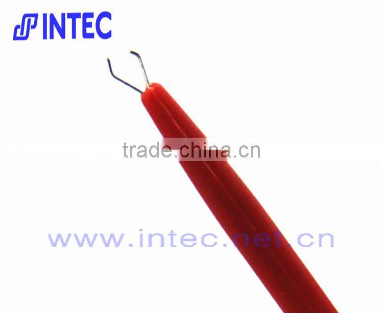 High-quality Test Hook for Logic Analyzer mini grabber SMD IC test hook clip jumper probe red I00229