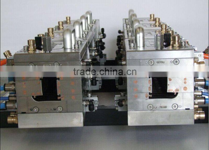 newly-designed plastic windows profile tooling in construction for decoration