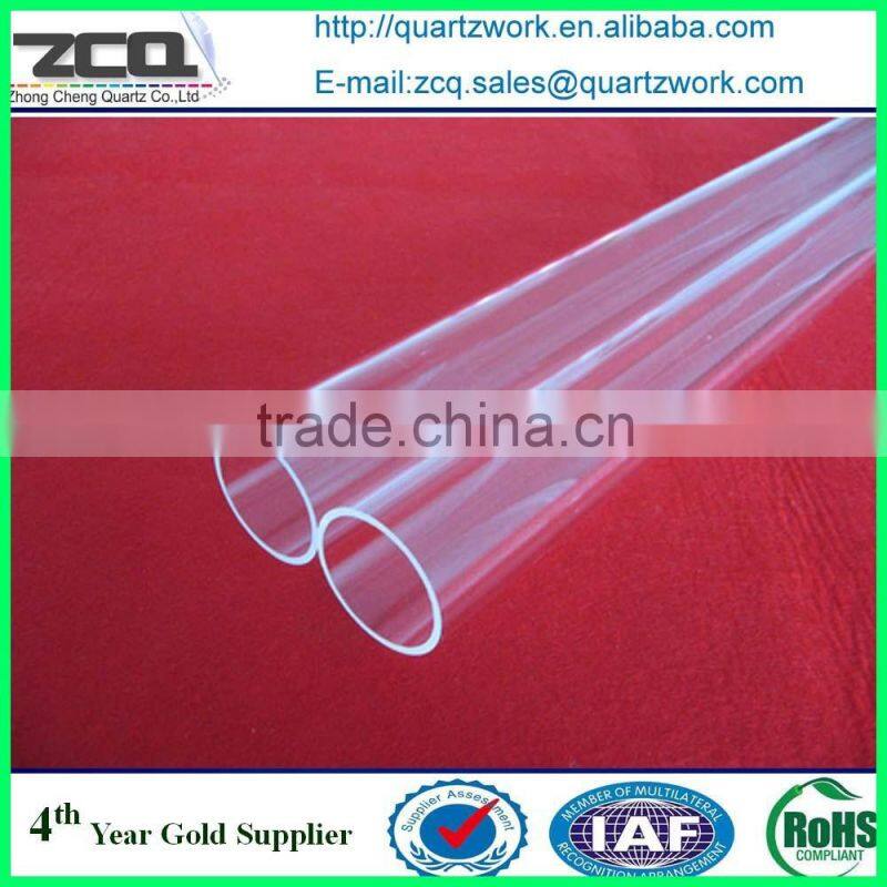 High temperature large Diameter Quartz Glass Tube for Sale