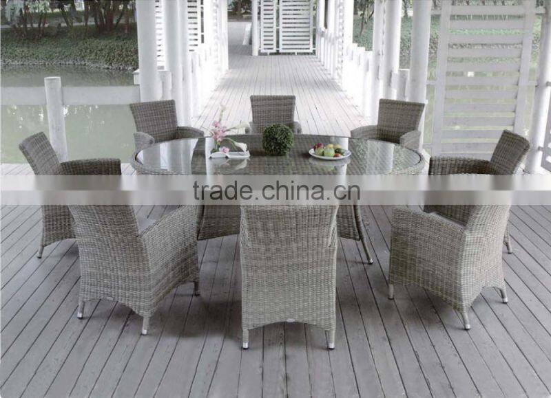 Europe type style high quality cafe imitation rattan furniture design