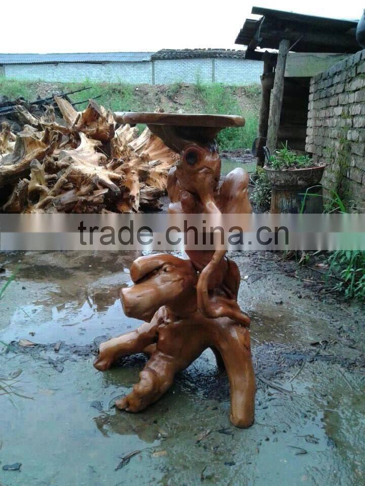 Decorative Unqiue Factory Direct and Single Wooden Flower Stand