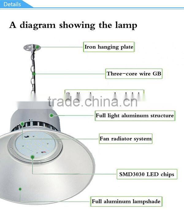 CE RoHS approved SMD 150W led industrial light led high bay light RA>80