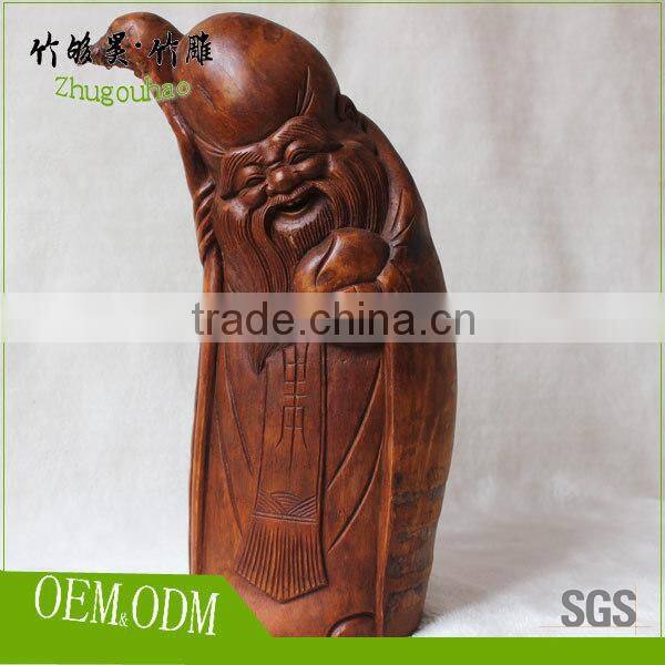 Fully hand-carved bamboo root crafts / handicrafts