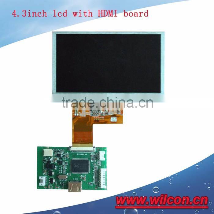 4.3inch 480*272 hdmi interface lcd screen