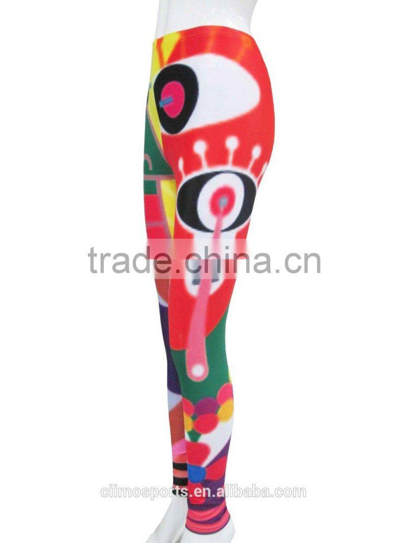 print girls wearing sexy fashion leggings supplier manufacturer