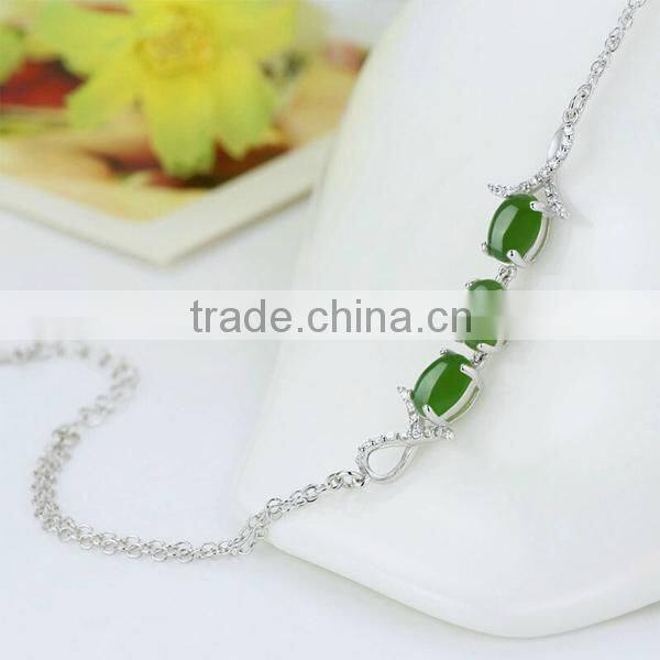 new products semi-precious oval stones bracelet,accessories for jewelry wholesale china