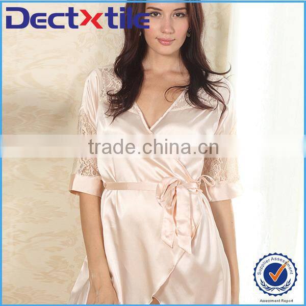 Woven type 75D*75D chemical fiber polyester bath robe fabric